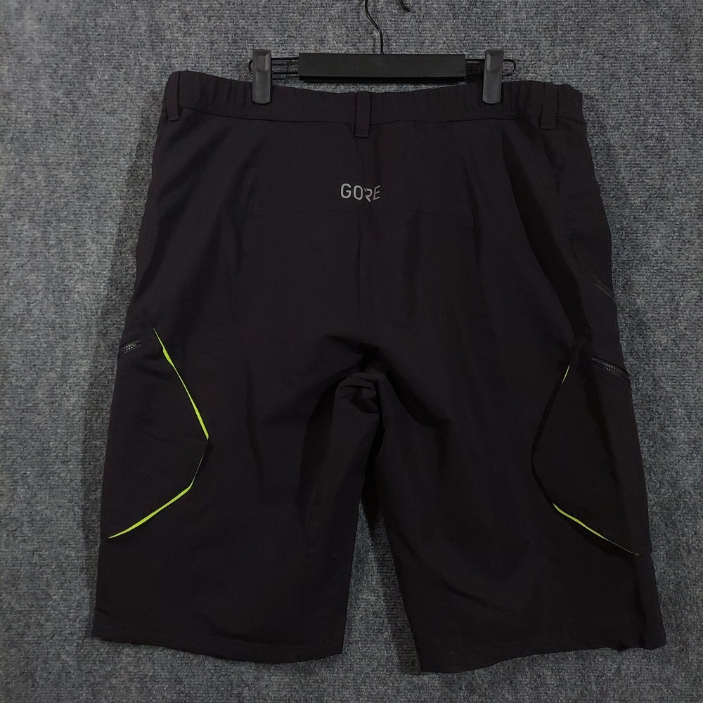 Gore Wear C3 Trail Shorts Mens XXL Black Cycling Mountain Bike Stretch